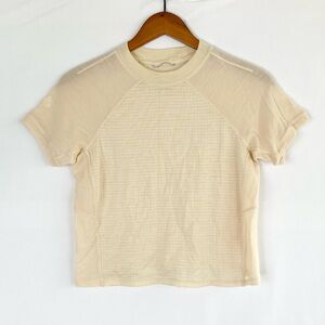 HOKA ONE Merino Wool Blend Short Sleeve Running Hiking Size Small